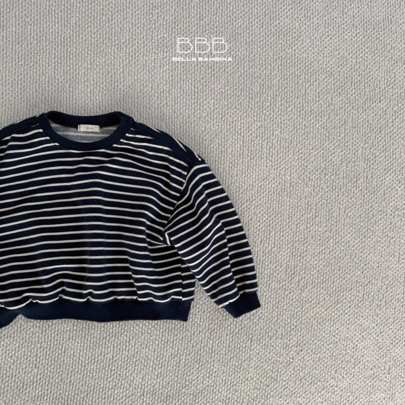 Bella Bambina - Korean Children Fashion - #stylishchildhood - Stripe Crop Sweatshirts - 9