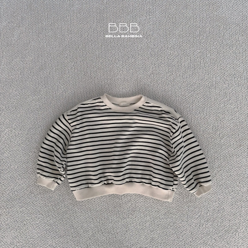 Bella Bambina - Korean Children Fashion - #toddlerclothing - Stripe Crop Sweatshirts - 8