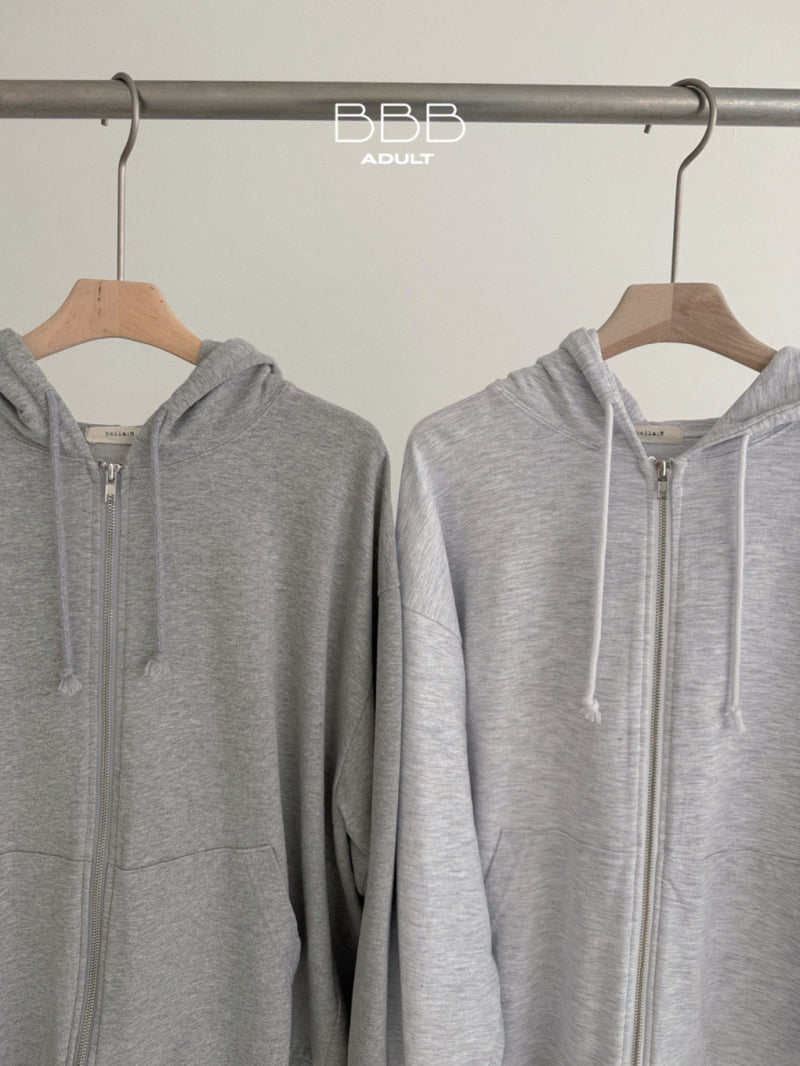 Bella Bambina - Korean Women Fashion - #momslook - Adult Heavy Hooded Zip-up Jacket - 11