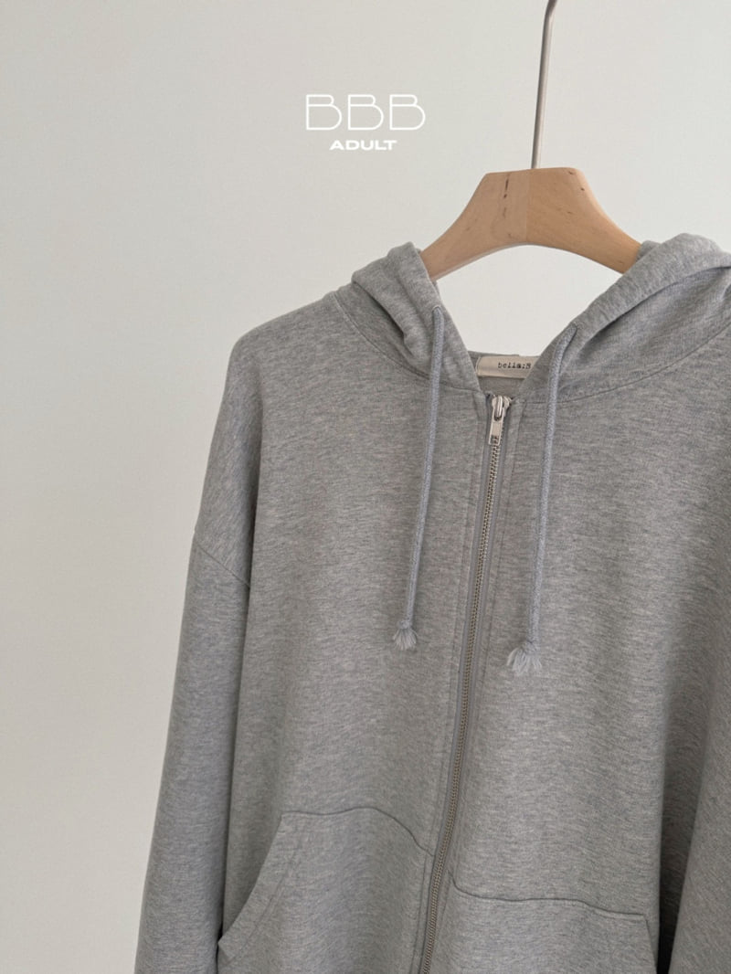 Bella Bambina - Korean Women Fashion - #womensfashion - Adult Heavy Hooded Zip-up Jacket - 4