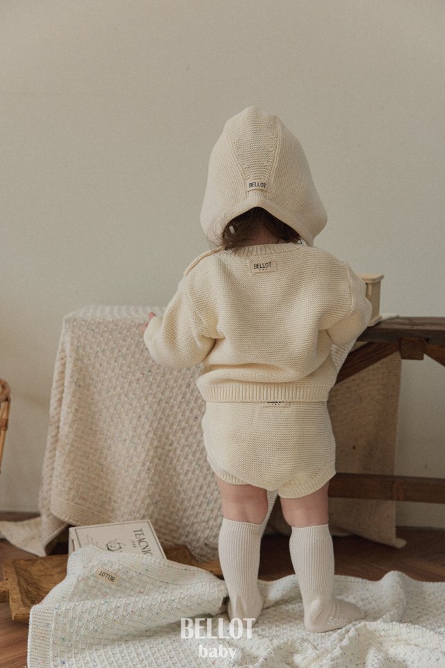 Bellot - Korean Baby Fashion - #babyboutiqueclothing - Purl Button Knit - 4