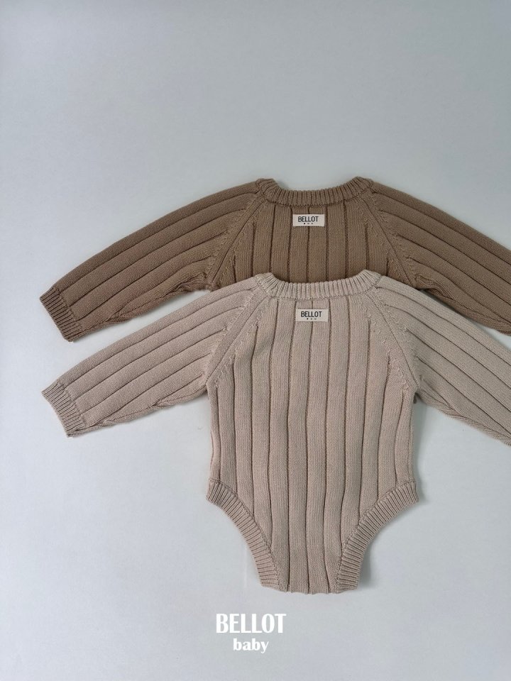 Bellot - Korean Baby Fashion - #babyfashion - Ribbed Suit - 9
