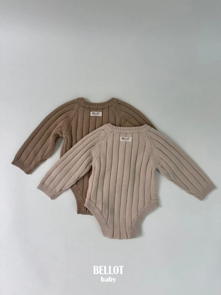 Bellot - Korean Baby Fashion - #babyfever - Ribbed Suit - 10