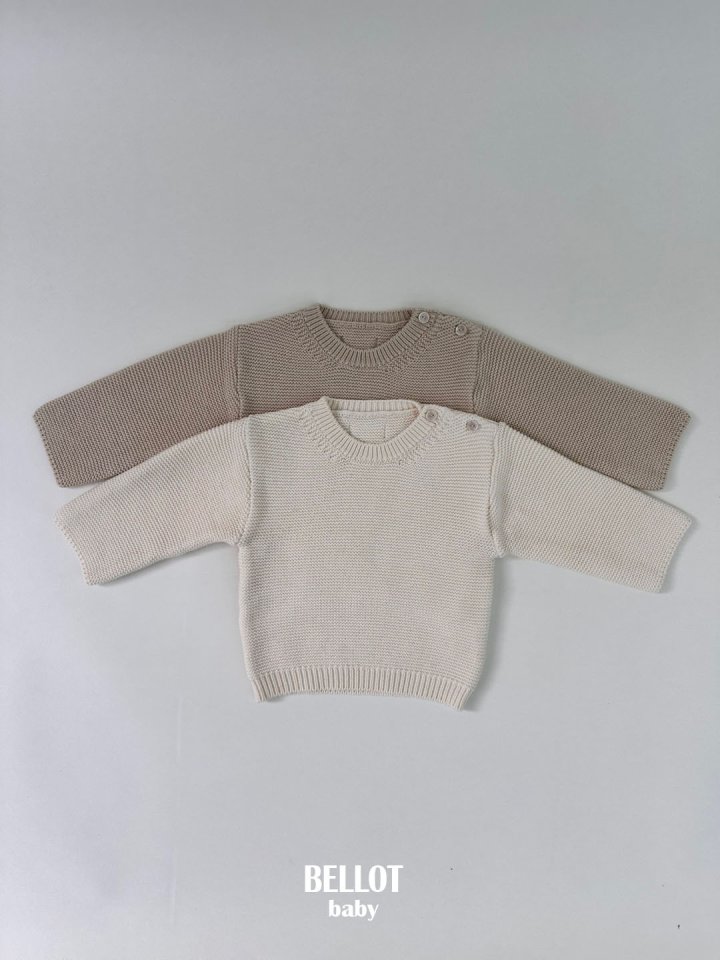 Bellot - Korean Baby Fashion - #babygirlfashion - Purl Button Knit - 7