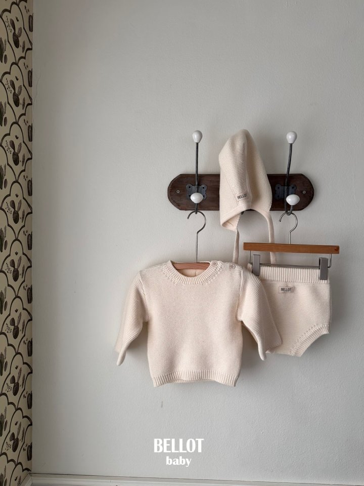 Bellot - Korean Baby Fashion - #babyootd - Purl Button Knit - 10