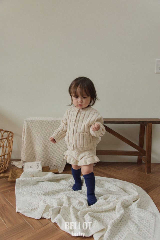 Bellot - Korean Baby Fashion - #babyoutfit - Nep Frill Pants - 2