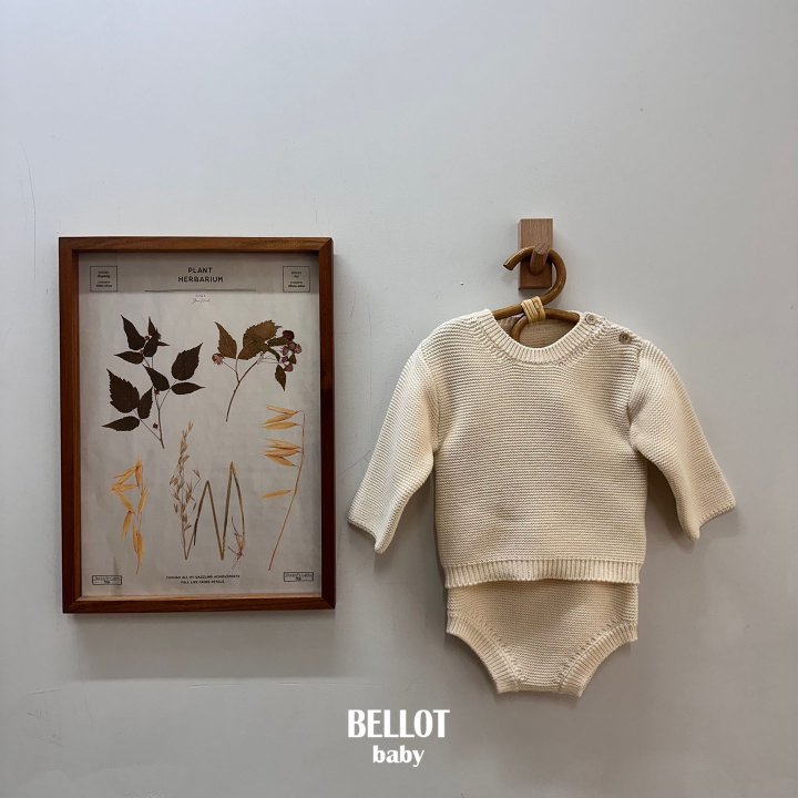 Bellot - Korean Baby Fashion - #babyoutfit - Purl Button Knit - 11