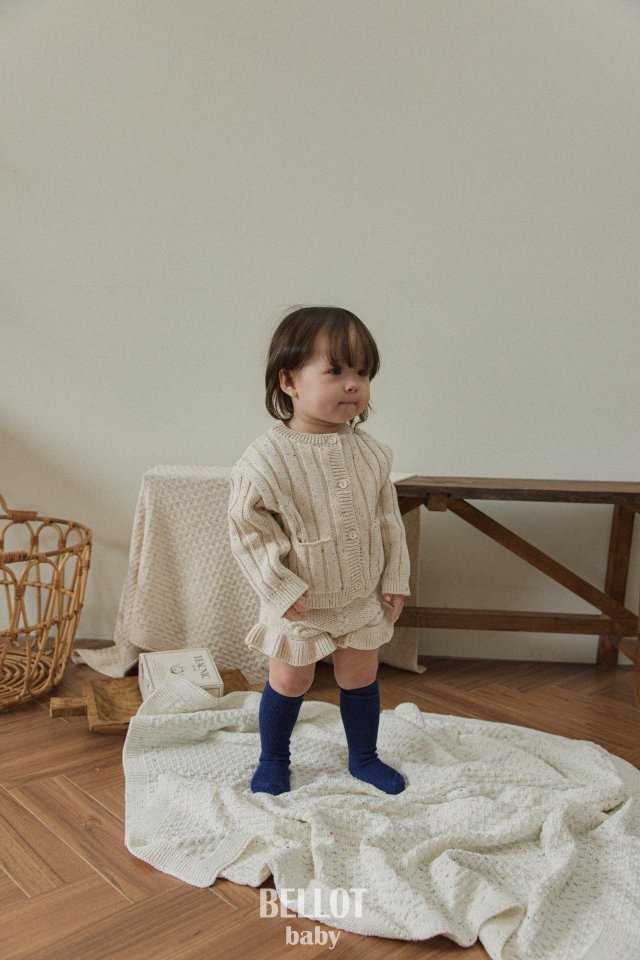 Bellot - Korean Baby Fashion - #babyoutfit - Nep Frill Pants - 4