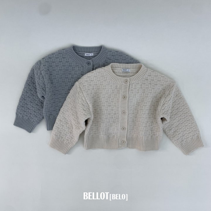 Bellot - Korean Children Fashion - #Kfashion4kids - Square Cardigan
