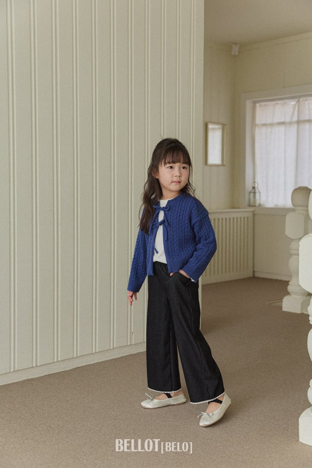 Bellot - Korean Children Fashion - #childofig - Lace Denim Pants - 8