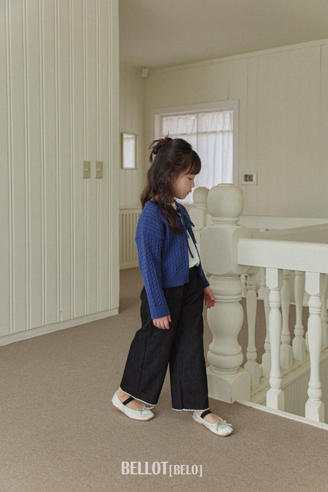 Bellot - Korean Children Fashion - #childofig - Lace Denim Pants - 9