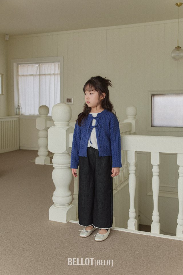 Bellot - Korean Children Fashion - #discoveringself - Lace Denim Pants - 12
