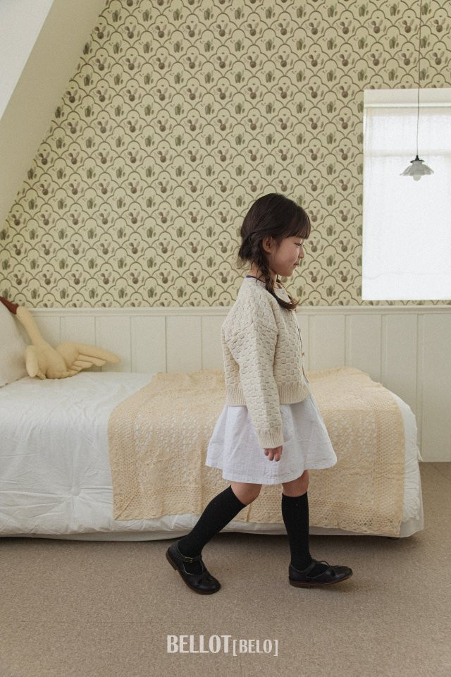 Bellot - Korean Children Fashion - #kidsshorts - Square Cardigan - 12