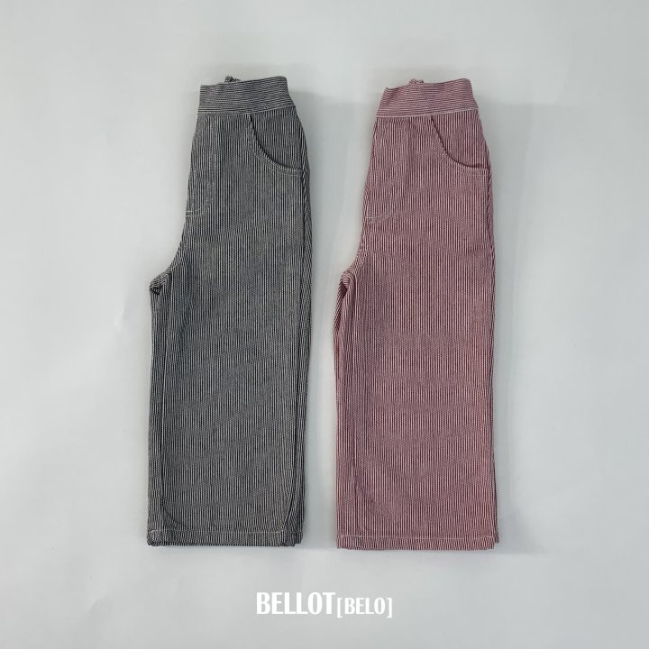 Bellot - Korean Children Fashion - #kidsstore - Striped Pants - 3