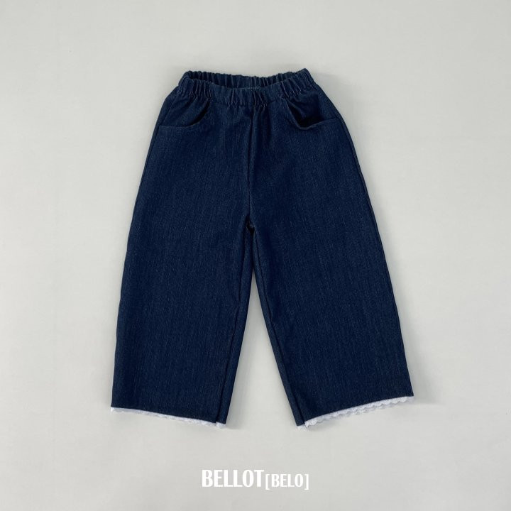 Bellot - Korean Children Fashion - #magicofchildhood - Lace Denim Pants - 5