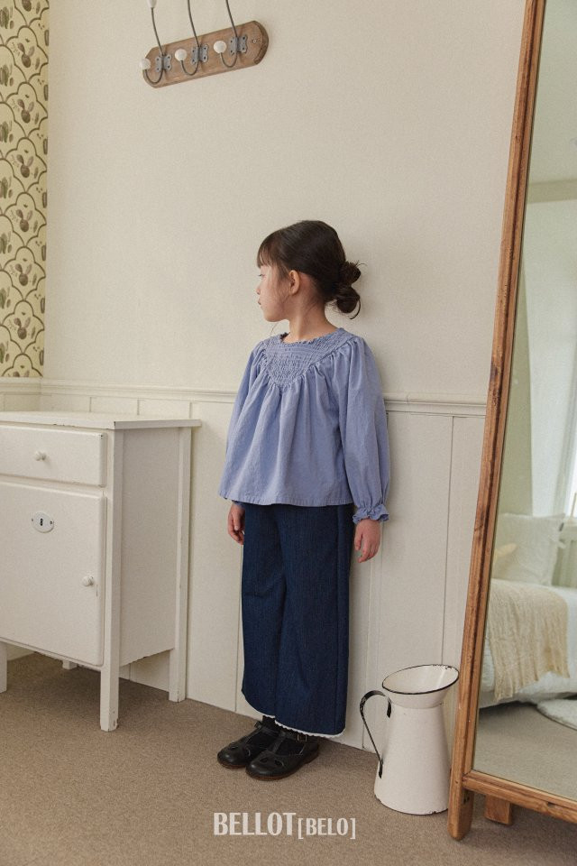 Bellot - Korean Children Fashion - #prettylittlegirls - Smoke Blouse - 11