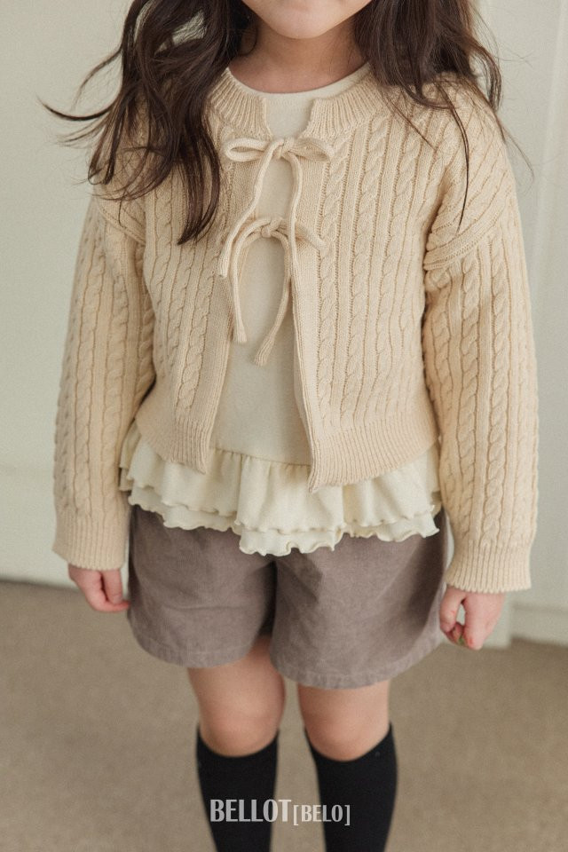 Bellot - Korean Children Fashion - #prettylittlegirls - Sherbet Ribbon Knit - 10