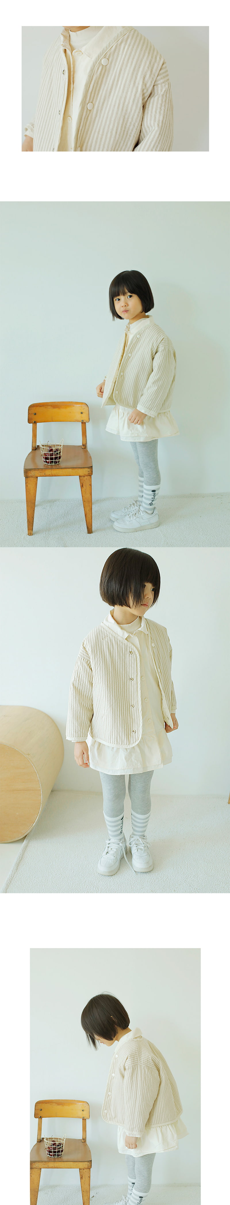 Bien A Bien - Korean Children Fashion - #Kfashion4kids - Trian Reversible Jacket - 6