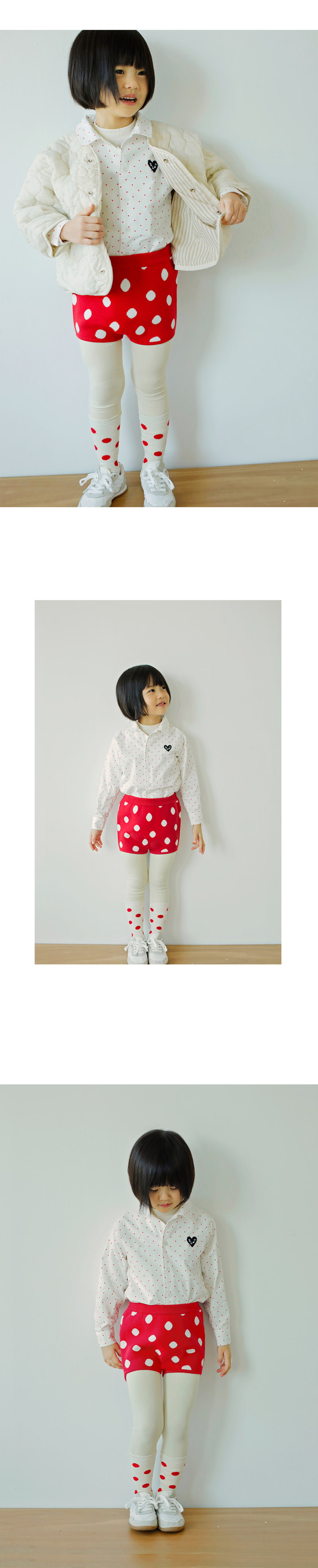 Bien A Bien - Korean Children Fashion - #Kfashion4kids - Maya Dot Knit Pants - 5