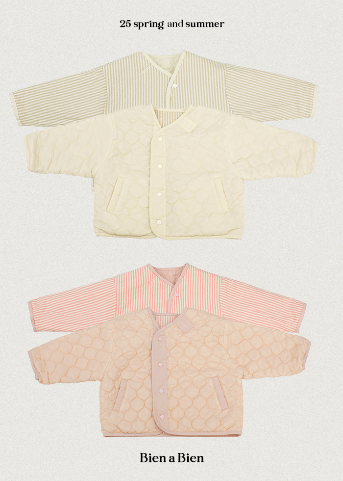 Bien A Bien - Korean Children Fashion - #fashionkids - Trian Reversible Jacket - 2