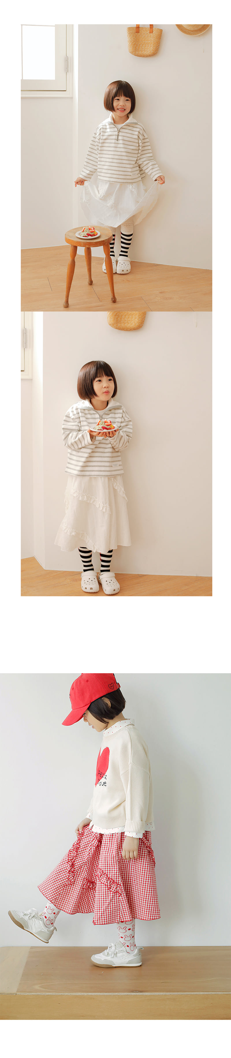 Bien A Bien - Korean Children Fashion - #fashionkids - Marie Frill Skirt - 4