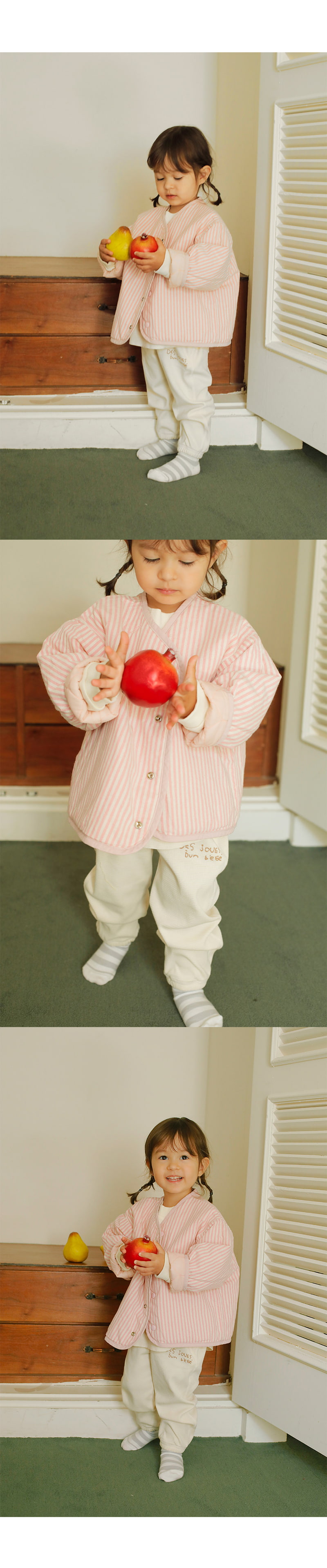Bien A Bien - Korean Children Fashion - #kidsshorts - Trian Reversible Jacket - 4