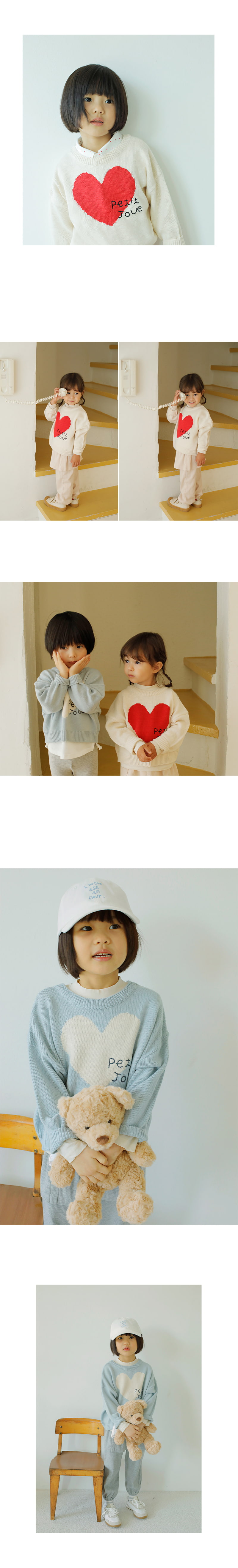 Bien A Bien - Korean Children Fashion - #littlefashionista - Joue Knit Pullover - 4