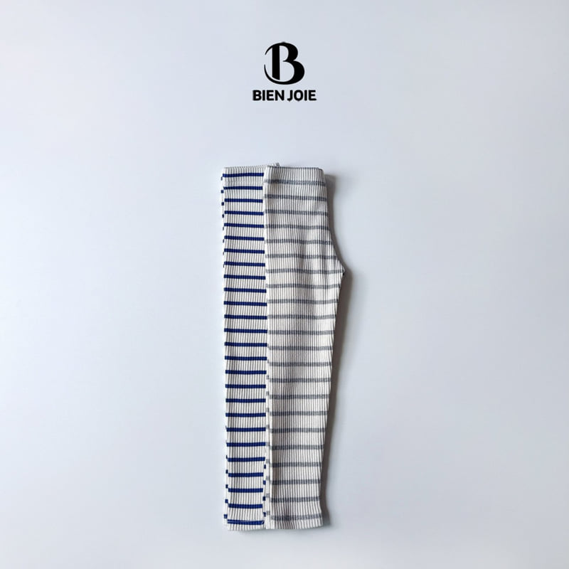 Bien Joie - Korean Children Fashion - #childofig - Tinted Stripe Leggings