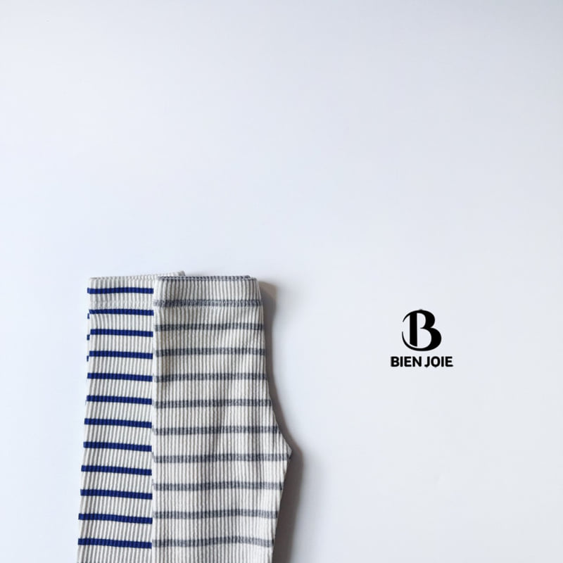 Bien Joie - Korean Children Fashion - #childrensboutique - Tinted Stripe Leggings - 2