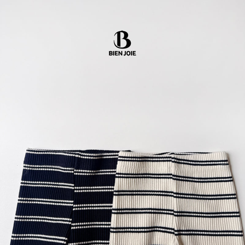 Bien Joie - Korean Children Fashion - #childrensboutique - Taka Stripe Leggings - 7