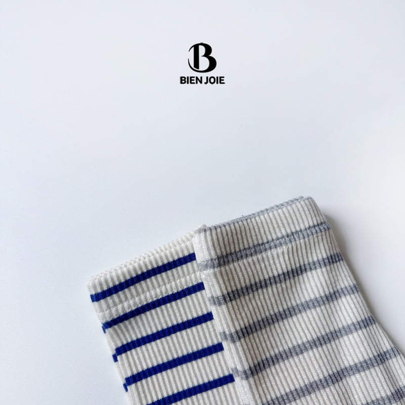 Bien Joie - Korean Children Fashion - #designkidswear - Tinted Stripe Leggings - 4
