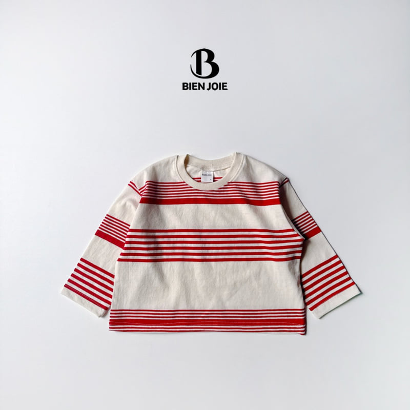 Bien Joie - Korean Children Fashion - #discoveringself - Abo Stripe Tee - 2