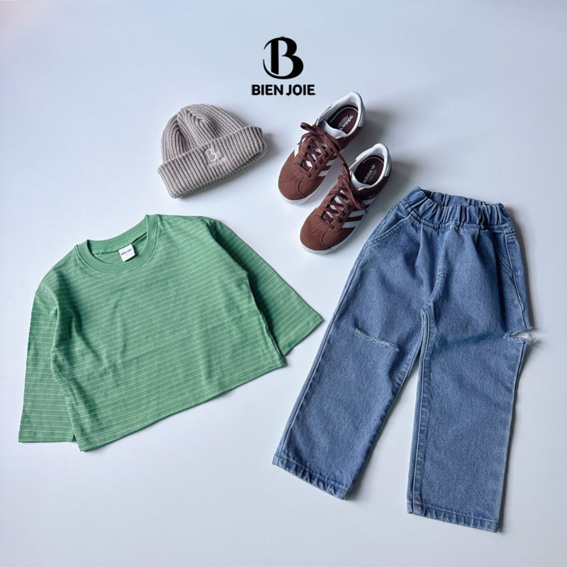Bien Joie - Korean Children Fashion - #fashionkids - Mali Stripe Tee - 10