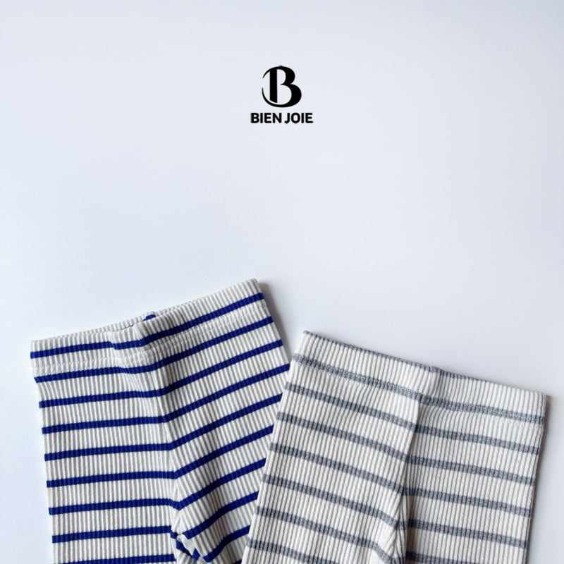 Bien Joie - Korean Children Fashion - #fashionkids - Tinted Stripe Leggings - 5