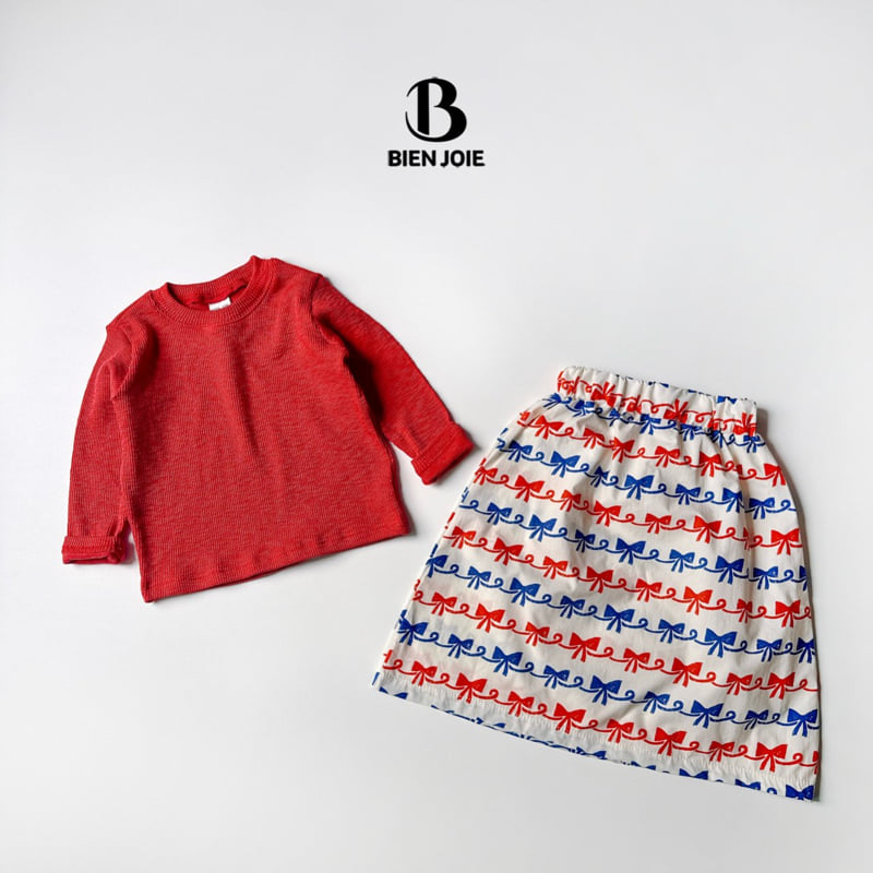 Bien Joie - Korean Children Fashion - #discoveringself - Ribbon Skirt - 4