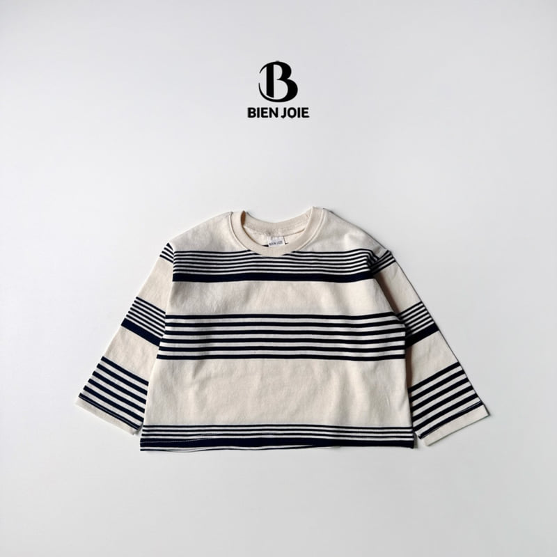 Bien Joie - Korean Children Fashion - #fashionkids - Abo Stripe Tee - 3