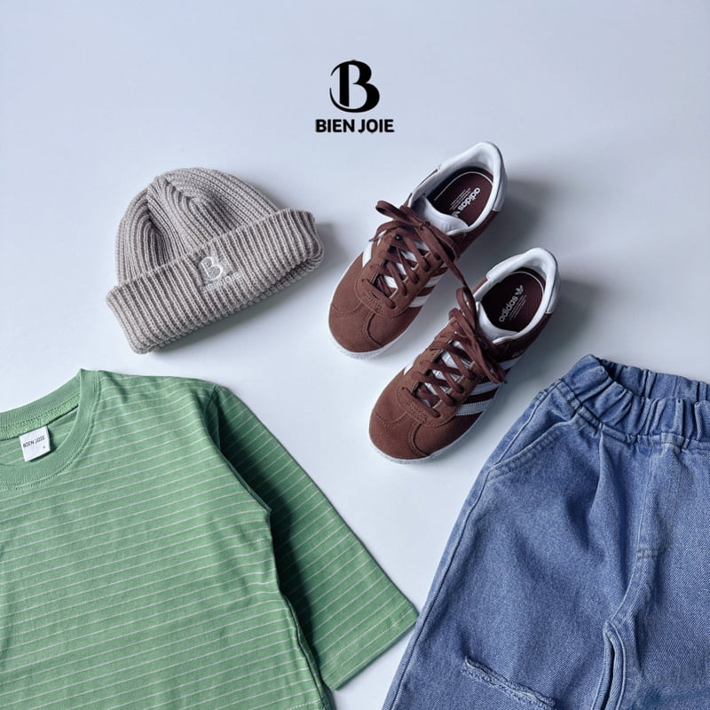 Bien Joie - Korean Children Fashion - #kidsshorts - Mali Stripe Tee - 11