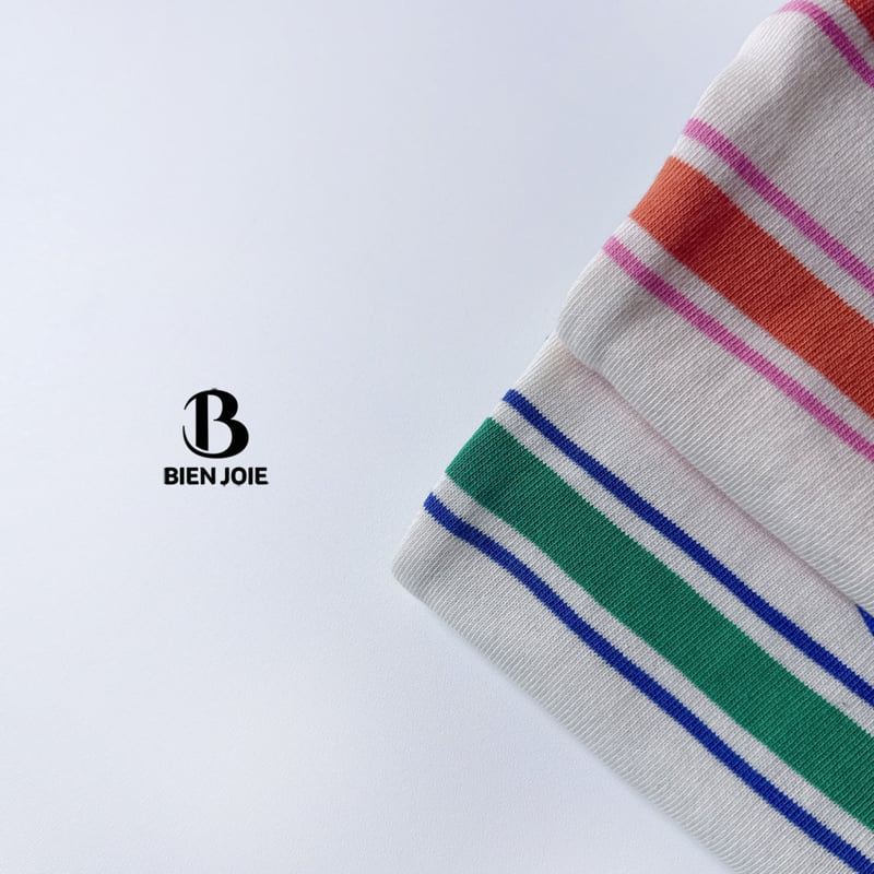 Bien Joie - Korean Children Fashion - #kidsshorts - Labo Stripe Tee - 8