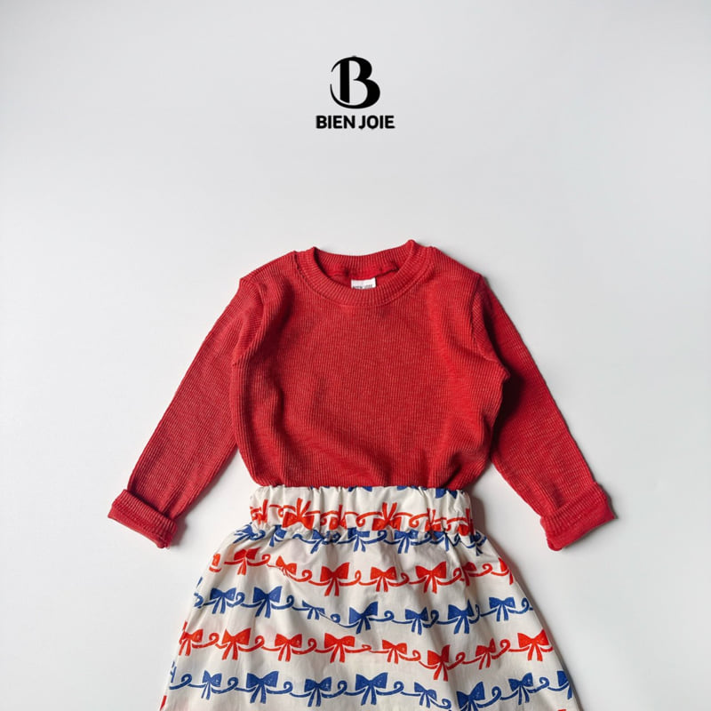 Bien Joie - Korean Children Fashion - #kidsstore - Ribbon Skirt - 6