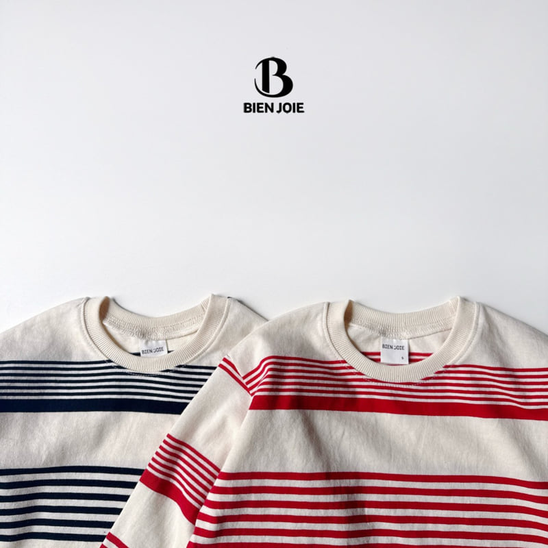 Bien Joie - Korean Children Fashion - #kidsstore - Abo Stripe Tee - 5
