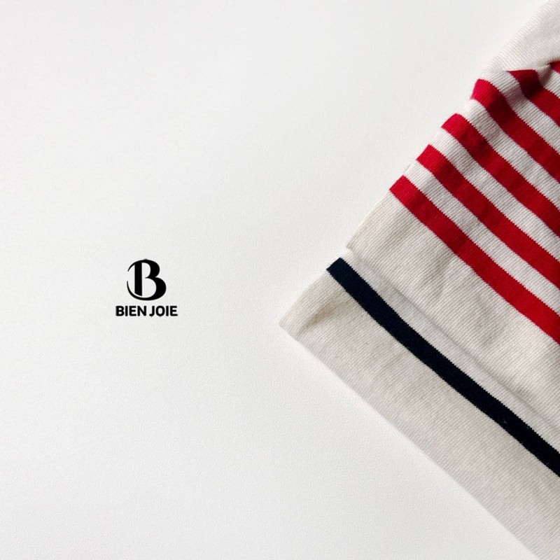 Bien Joie - Korean Children Fashion - #kidzfashiontrend - Abo Stripe Tee - 6