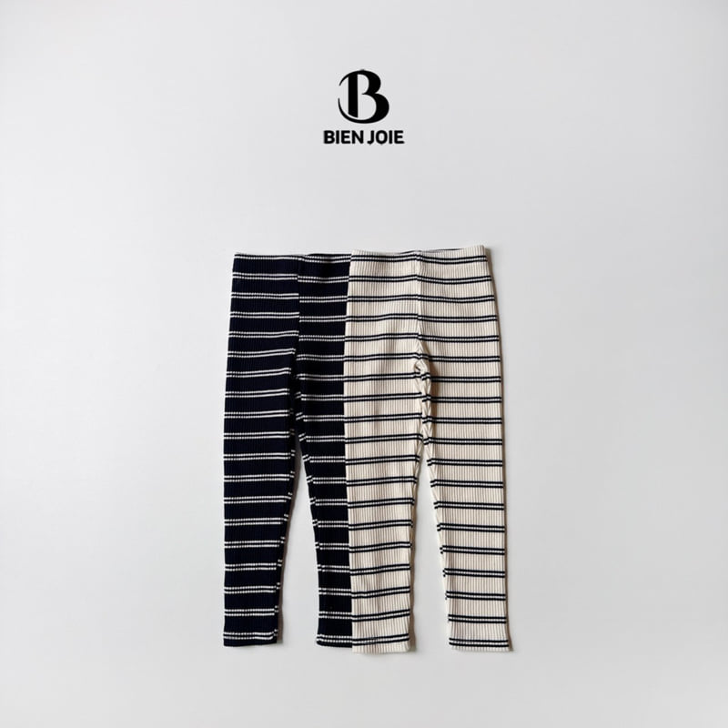 Bien Joie - Korean Children Fashion - #littlefashionista - Taka Stripe Leggings