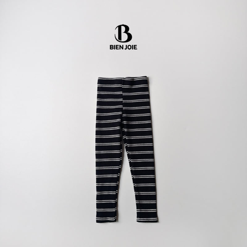 Bien Joie - Korean Children Fashion - #minifashionista - Taka Stripe Leggings - 3