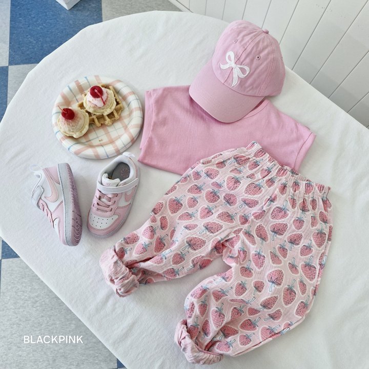 Black Pink - Korean Children Fashion - #Kfashion4kids - Spring Basic Tee - 8