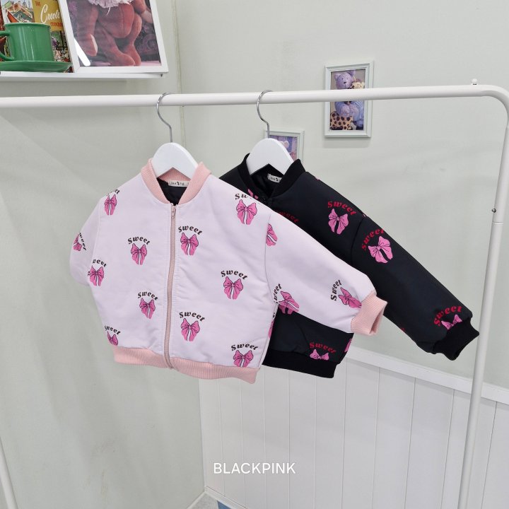 Black Pink - Korean Children Fashion - #childofig - Sweet Ribbon Jumper - 9