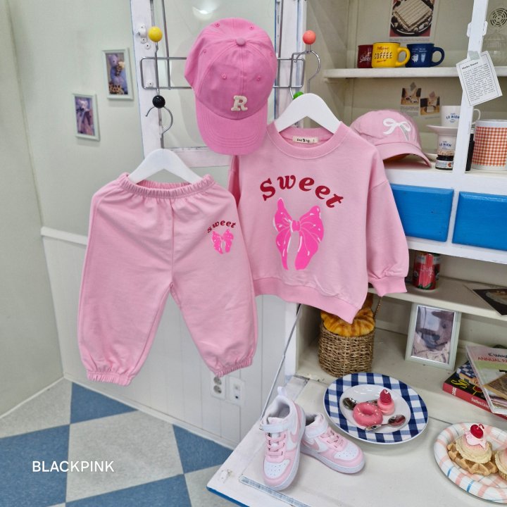 Black Pink - Korean Children Fashion - #childofig - Sweet Ribbon Set-up - 10