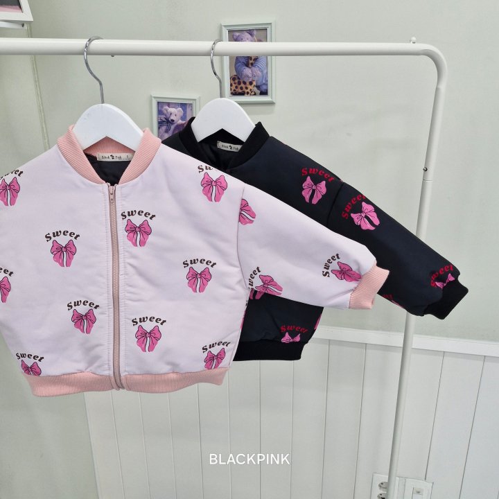 Black Pink - Korean Children Fashion - #childrensboutique - Sweet Ribbon Jumper - 10