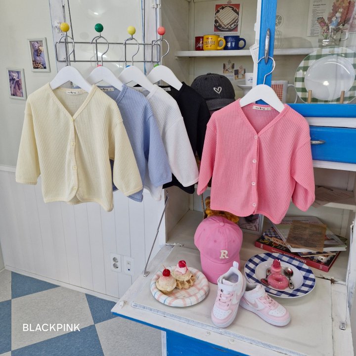 Black Pink - Korean Children Fashion - #childrensboutique - Claire Cardigan - 3