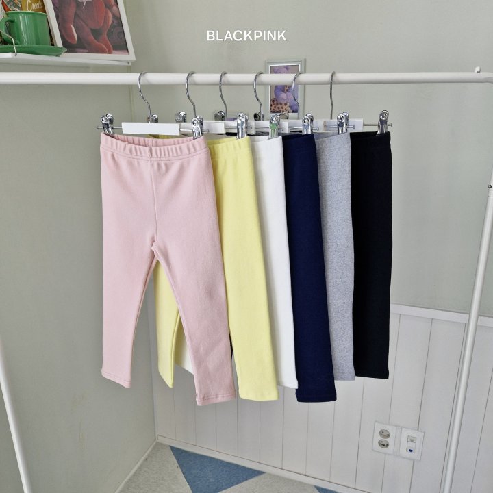 Black Pink - Korean Children Fashion - #childrensboutique - Fried Span Leggings - 2