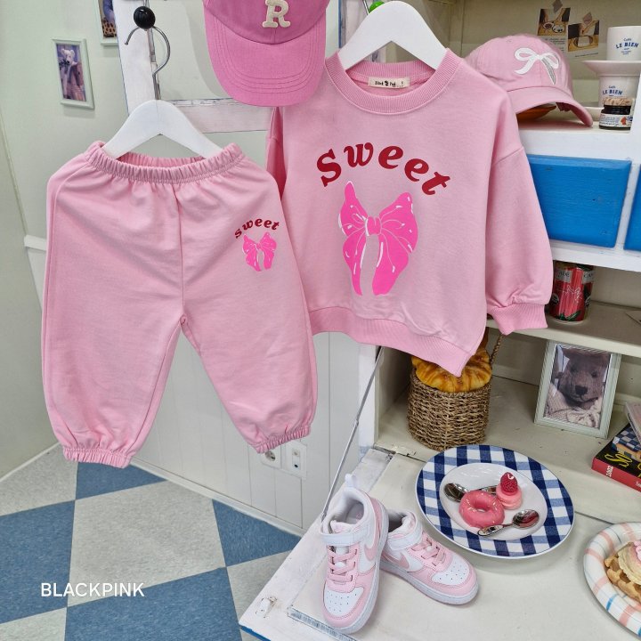 Black Pink - Korean Children Fashion - #childrensboutique - Sweet Ribbon Set-up - 11